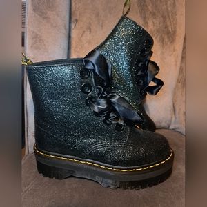 Dr. Martens molly glitter boots